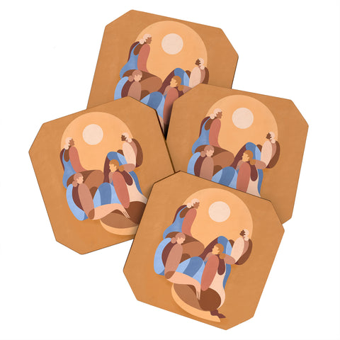 Maggie Stephenson In the heat of summer Coaster Set