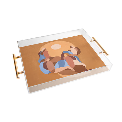 Maggie Stephenson In the heat of summer Acrylic Tray