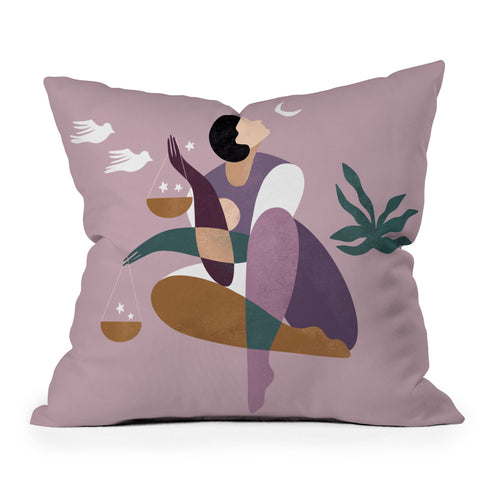 Maggie Stephenson Libra 2 Outdoor Throw Pillow