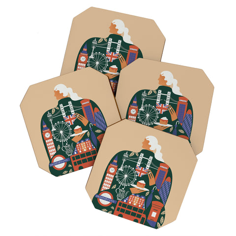 Maggie Stephenson London Afternoon Tea Coaster Set