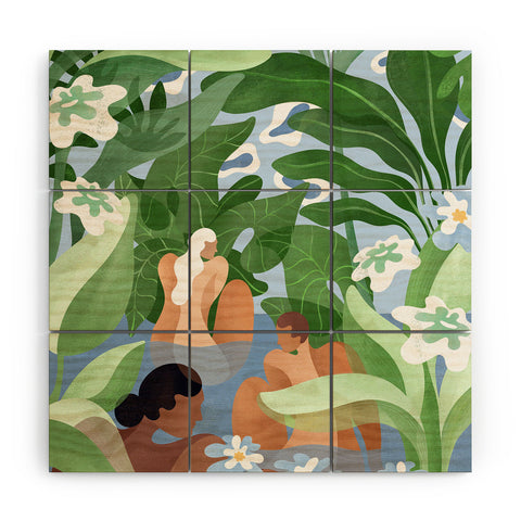 Maggie Stephenson Lovers of the sea Wood Wall Mural