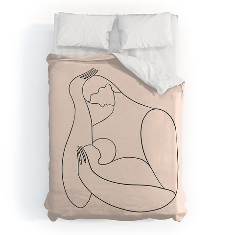 Maggie Stephenson Mother and child Duvet Cover