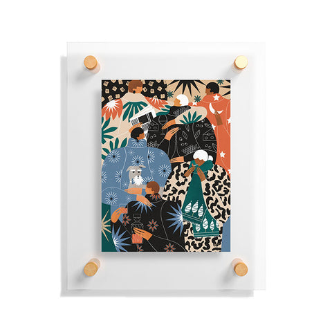 Maggie Stephenson Proper festivities Floating Acrylic Print