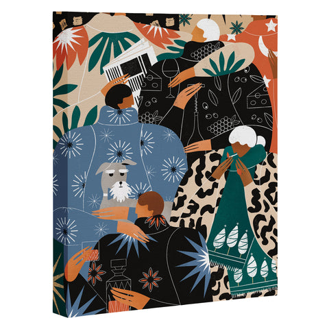 Maggie Stephenson Proper festivities Art Canvas