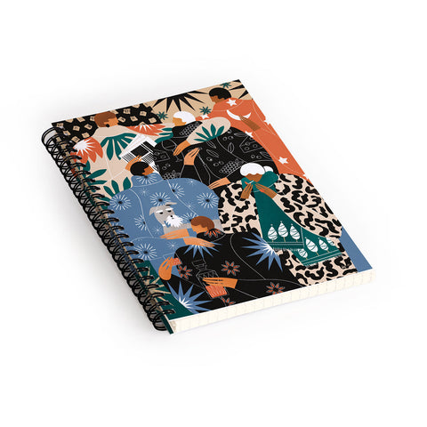 Maggie Stephenson Proper festivities Spiral Notebook