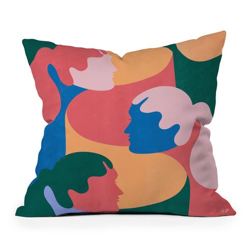 Maggie Stephenson Shape Play 3 Outdoor Throw Pillow