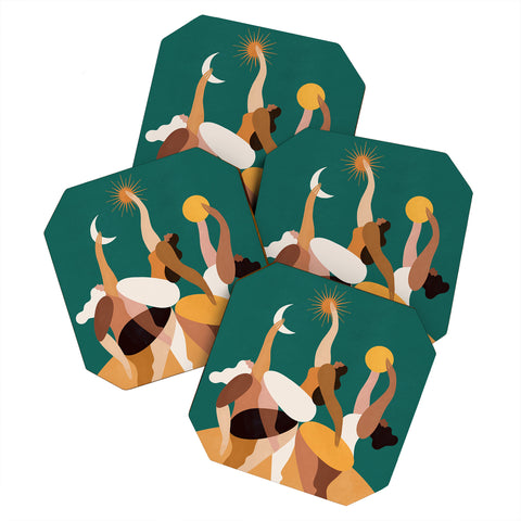 Maggie Stephenson The moon always changes so can we Coaster Set