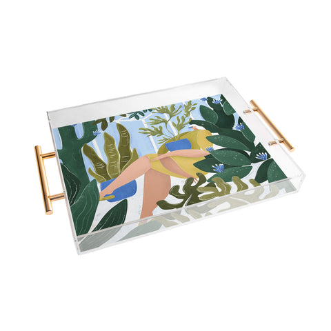 Maggie Stephenson They grow up so fast Acrylic Tray