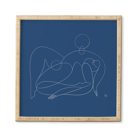 Maggie Stephenson tidal wave Framed Wall Art