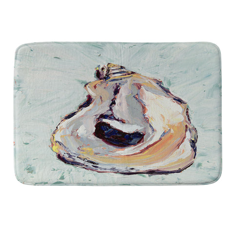 Magladry art studio Oyster shell Memory Foam Bath Mat