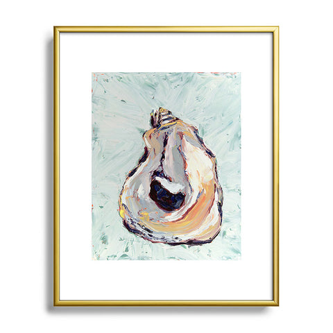 Magladry art studio Oyster shell Metal Framed Art Print