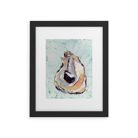 Magladry art studio Oyster shell Framed Art Print