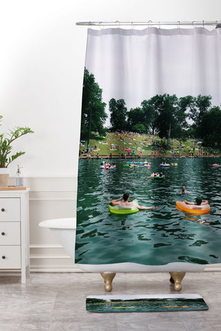 MakenzieMPhotography Barton Springs Shower Curtain And Mat