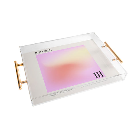 Mambo Art Studio Angel Numbers 111 Intuition Acrylic Tray
