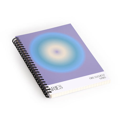 Mambo Art Studio aries aura Spiral Notebook