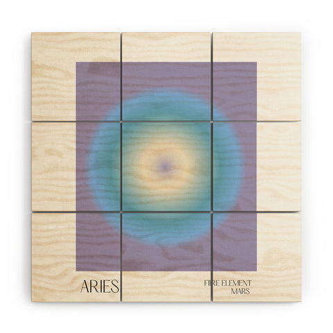 Mambo Art Studio aries aura Wood Wall Mural