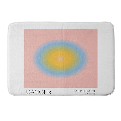 Mambo Art Studio cancer aura Memory Foam Bath Mat