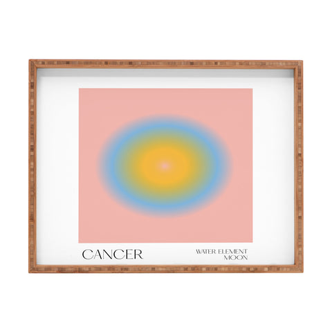 Mambo Art Studio cancer aura Rectangular Tray