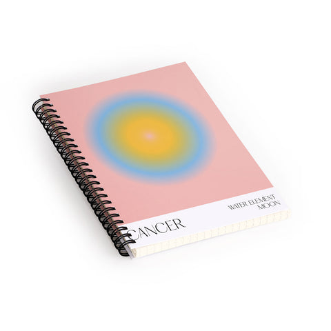 Mambo Art Studio cancer aura Spiral Notebook