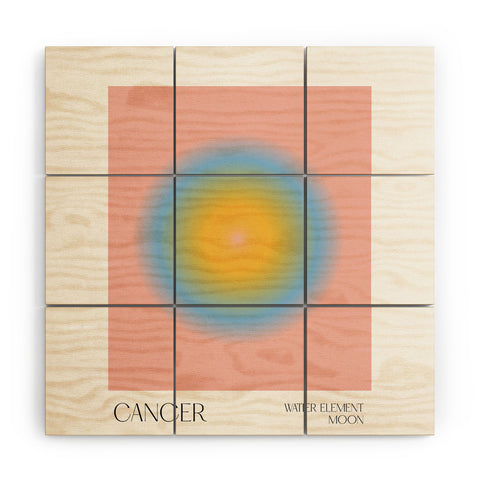 Mambo Art Studio cancer aura Wood Wall Mural