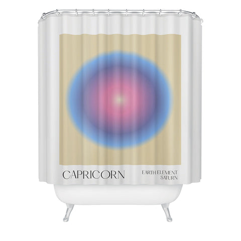 Mambo Art Studio capricorn aura Shower Curtain