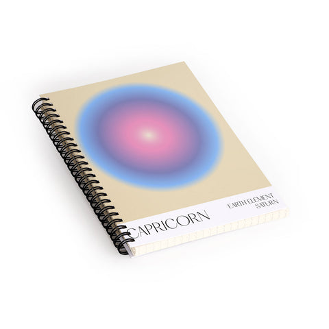 Mambo Art Studio capricorn aura Spiral Notebook