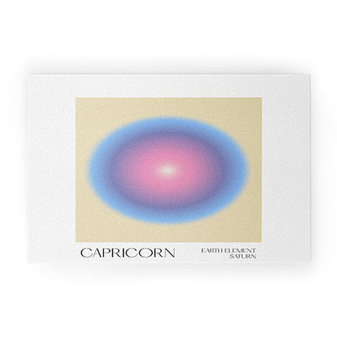 Mambo Art Studio capricorn aura Welcome Mat