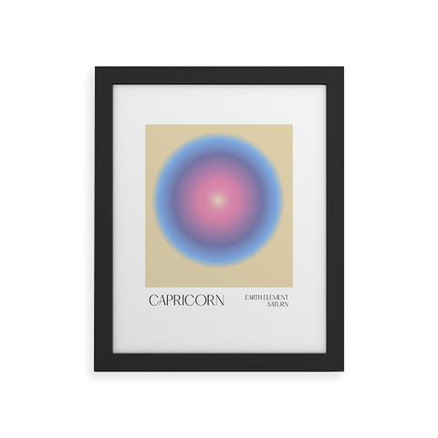 Mambo Art Studio capricorn aura Framed Art Print