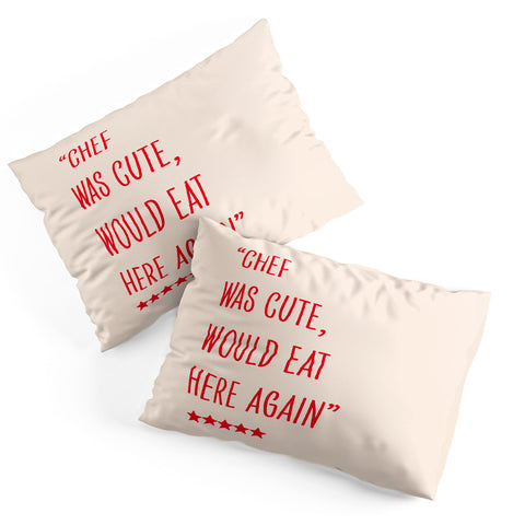 Mambo Art Studio Chef Was Quote Review Pillow Shams