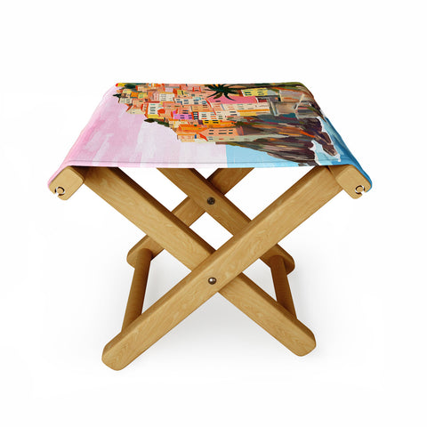 Mambo Art Studio Cinque Terre Italy Painting Folding Stool