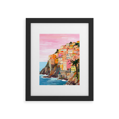 Mambo Art Studio Cinque Terre Italy Painting Framed Art Print