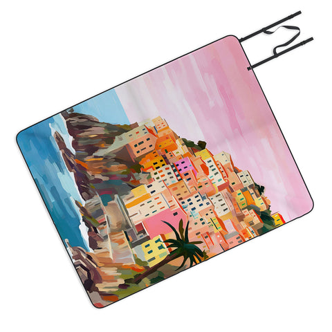Mambo Art Studio Cinque Terre Italy Painting Picnic Blanket