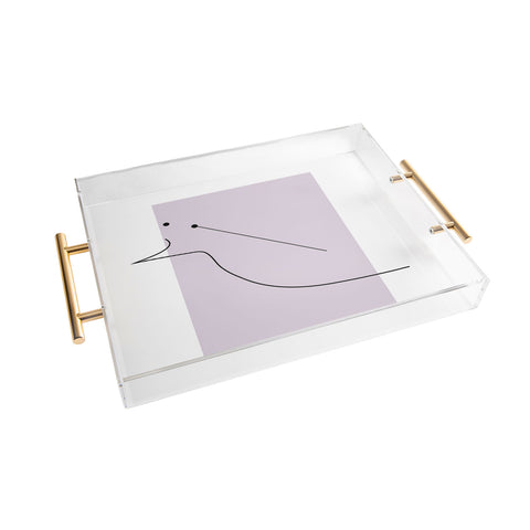 Mambo Art Studio Curves Number 2 Acrylic Tray