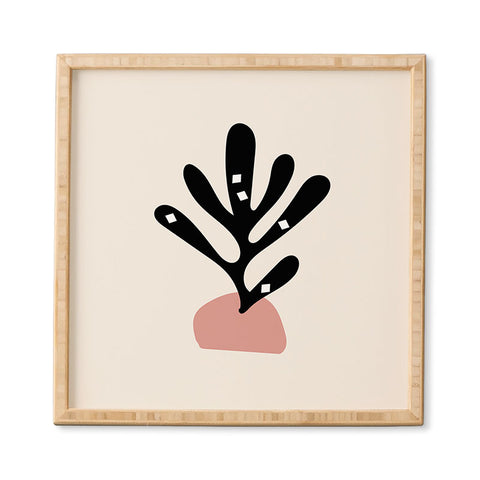 Mambo Art Studio Cut Out Plant Framed Wall Art havenly