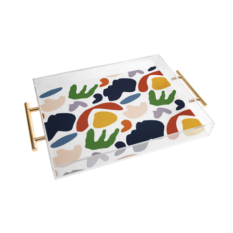 Mambo Art Studio Cut Out Shapes Vibrant Acrylic Tray