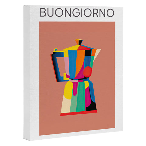 Mambo Art Studio Espresso Coffee Buongiorno Art Canvas
