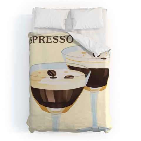 Mambo Art Studio Espresso Martini Drink Duvet Cover
