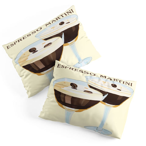Mambo Art Studio Espresso Martini Drink Pillow Shams