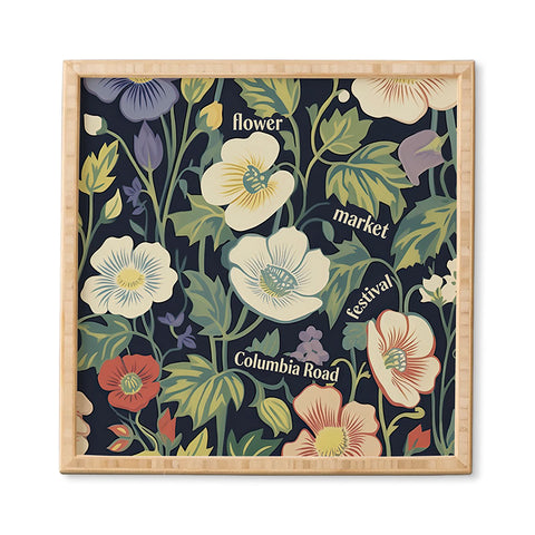 Mambo Art Studio Flower Market Columbia Road Framed Wall Art