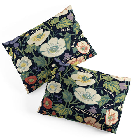 Mambo Art Studio Flower Market Columbia Road Pillow Shams