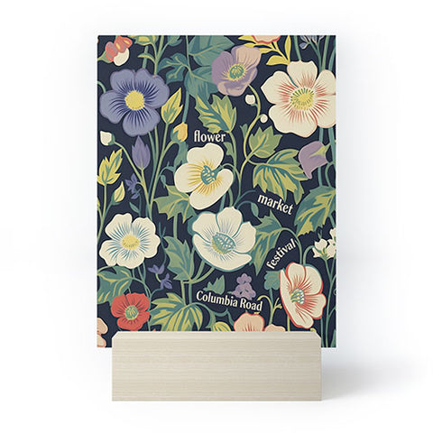 Mambo Art Studio Flower Market Columbia Road Mini Art Print