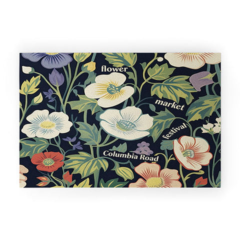 Mambo Art Studio Flower Market Columbia Road Welcome Mat