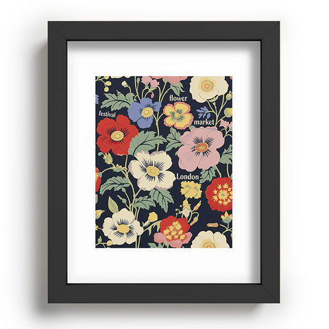 Mambo Art Studio Flower Market Festival London Recessed Framing Rectangle