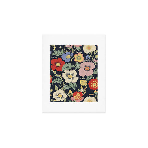 Mambo Art Studio Flower Market Festival London Art Print