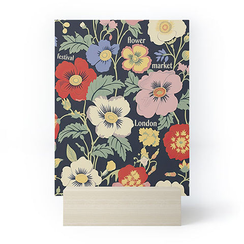 Mambo Art Studio Flower Market Festival London Mini Art Print