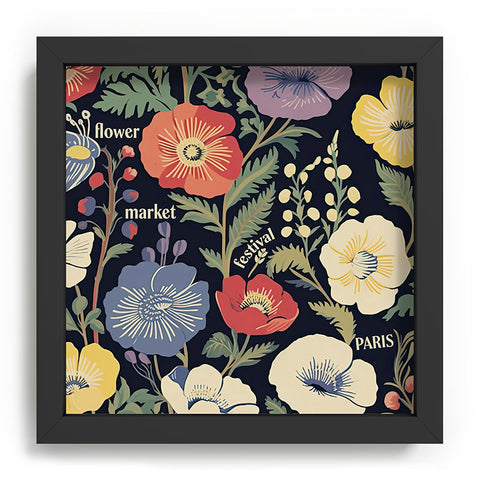 Mambo Art Studio Flower Market Paris Recessed Framing Square