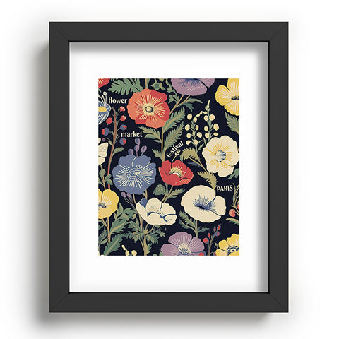 Mambo Art Studio Flower Market Paris Recessed Framing Rectangle