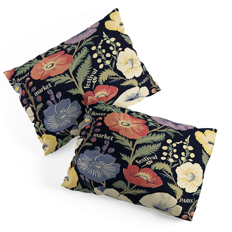 Mambo Art Studio Flower Market Paris Pillow Shams