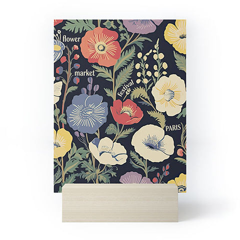 Mambo Art Studio Flower Market Paris Mini Art Print
