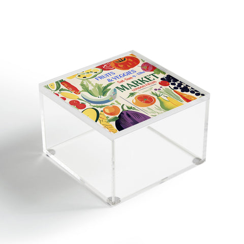 Mambo Art Studio Fruits Vegs Mkt London Fields Acrylic Box